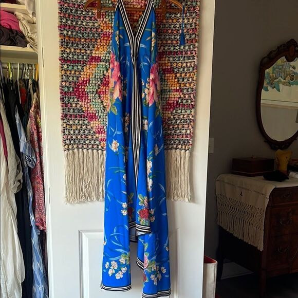 Flying Tomato Dresses & Skirts - Floral Blue Maxi Dress